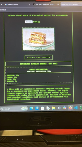 The GrimDark Ration Auspex – screenshot 2