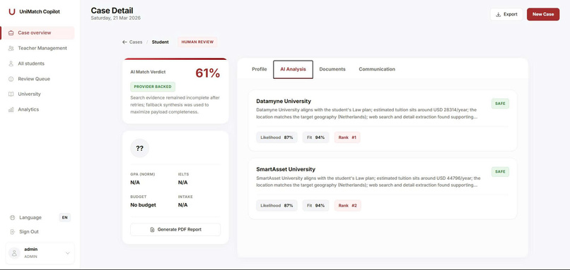 UniMatch Copilot – screenshot 7