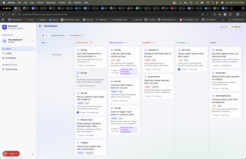 ResolveAI – screenshot 2