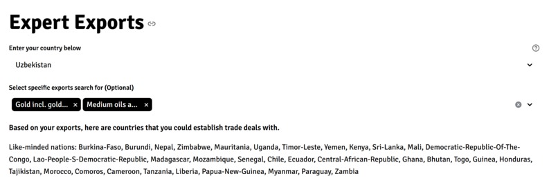 Expert-Exports – screenshot 2