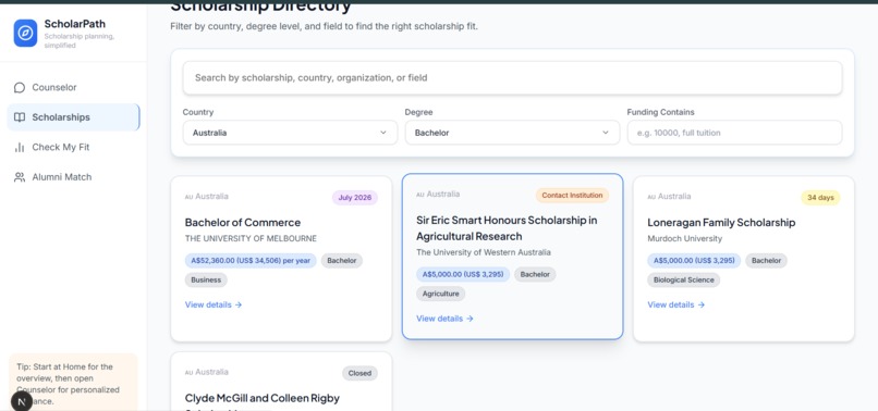 ScholarPath – screenshot 4