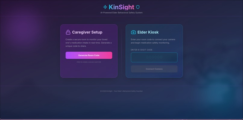 KinSight: Elder Behavioral Safety Intelligence – screenshot 1