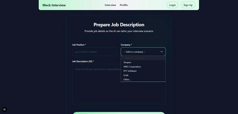 AI-Powered Mock Interview &  Smart CV Builder – screenshot 5