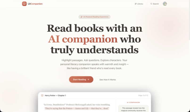LitCompanion – screenshot 1