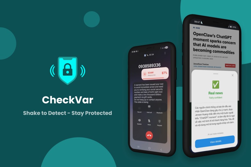 CheckVar: Shake to Detect - Stay Protected – screenshot 1