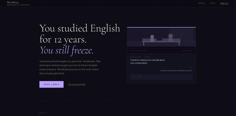 World Building English Practice – screenshot 1