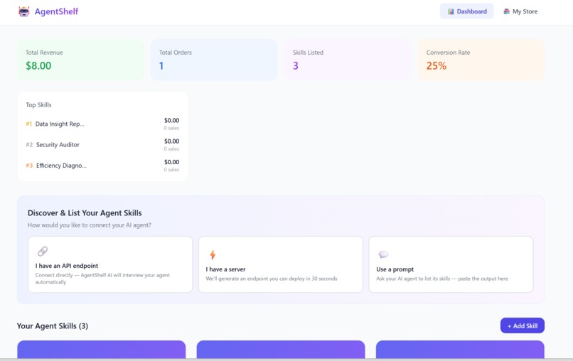 AgentShelf – screenshot 1