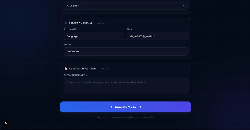 AI-Powered Mock Interview &  Smart CV Builder – screenshot 9