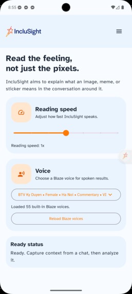 Inclusight – screenshot 1