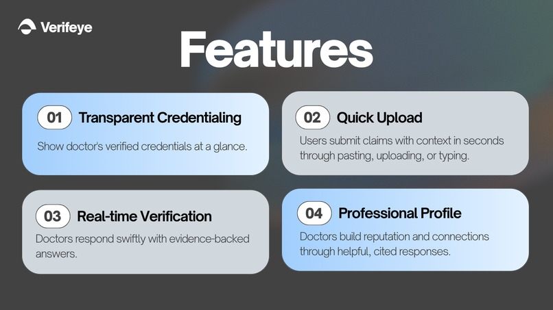 Verifeye – screenshot 2