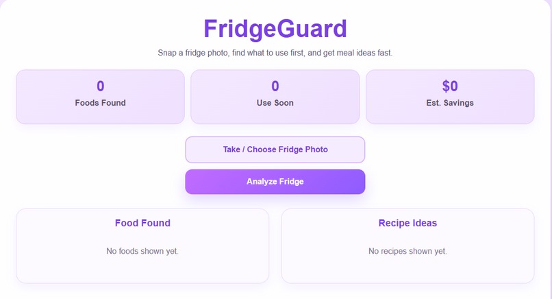 FridgeGuard – screenshot 1