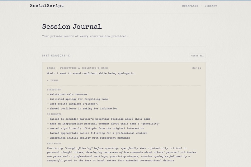 SocialScript – screenshot 4