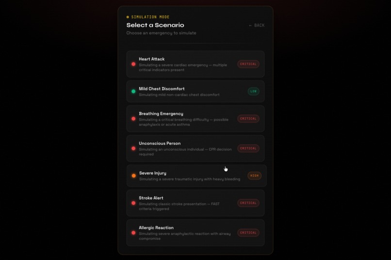 MedAssist – Real-Time Emergency Decision Intelligence System – screenshot 4