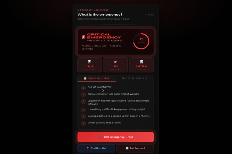 MedAssist – Real-Time Emergency Decision Intelligence System – screenshot 8