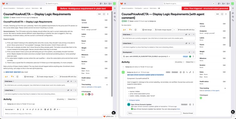 Spec Driven Scenario Updater – screenshot 1