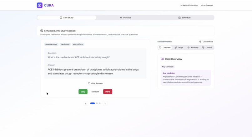 CURA – screenshot 1