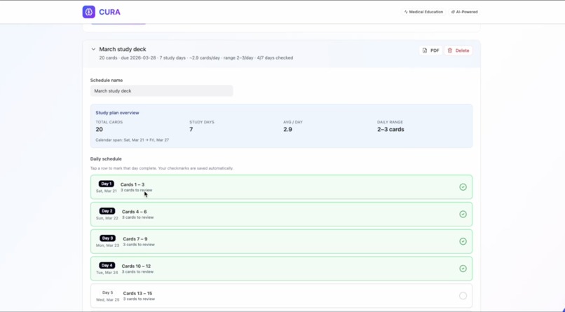 CURA – screenshot 4