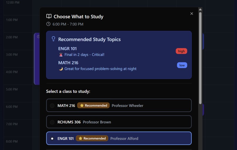 U-M Study Schedule: Your Academic Success Companion – screenshot 4