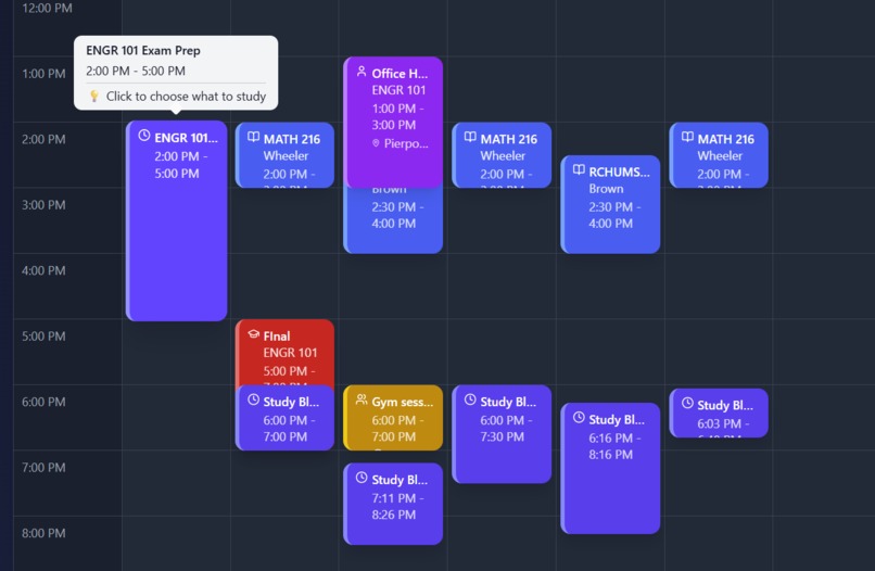 U-M Study Schedule: Your Academic Success Companion – screenshot 5