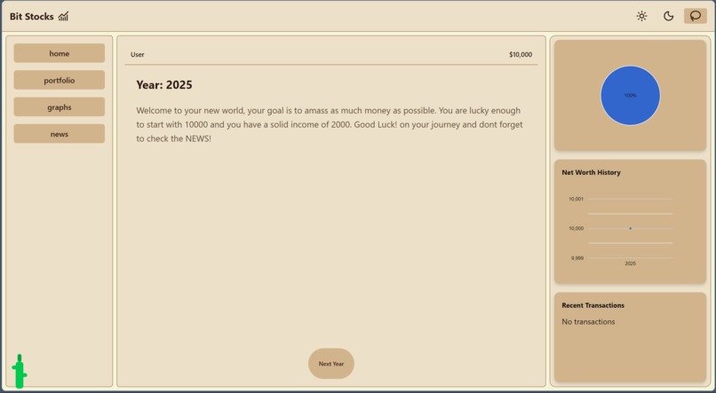 Bit Stocks – screenshot 1