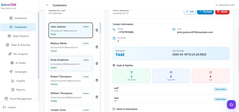 AstroCRM – screenshot 4