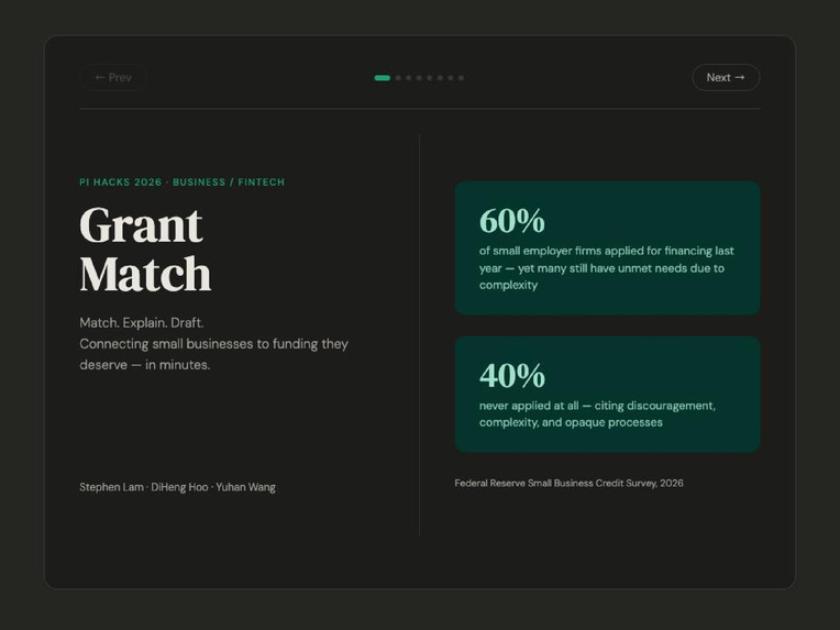 GrantMatch – screenshot 1