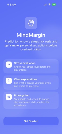 MindMargin – screenshot 1