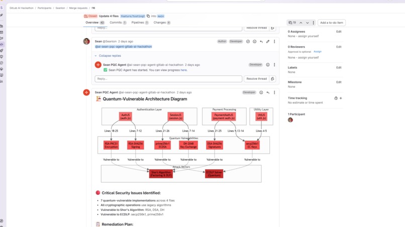 Peggy PQC + Green Carbon Agent for Gitlab – screenshot 13