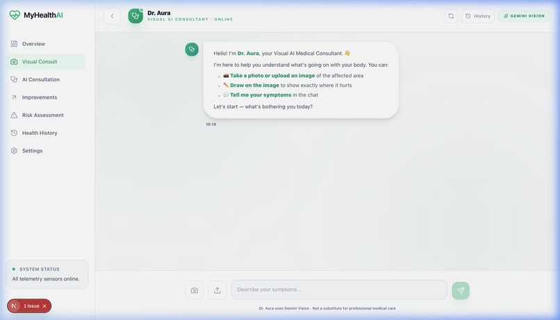 MyHealthAI: The Multimodal Life Loop – screenshot 3