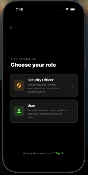 Saferoute – screenshot 1