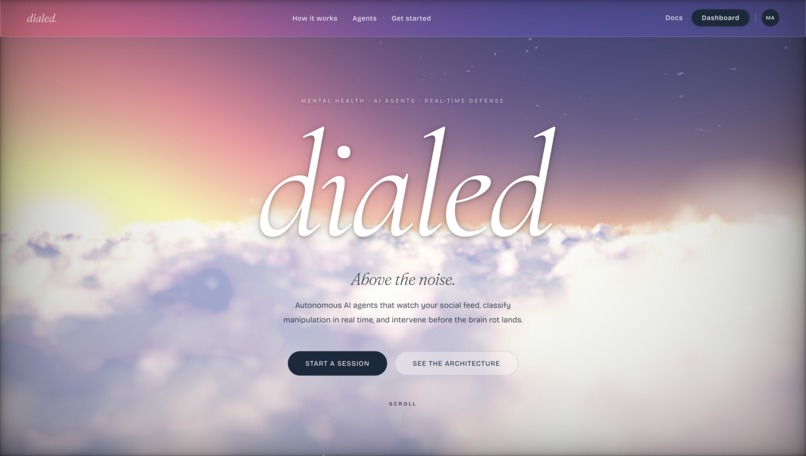 dialed | table 7 – screenshot 1
