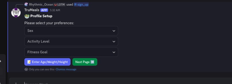 TruMeals – screenshot 2
