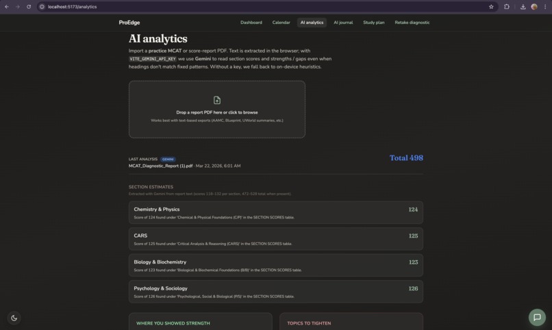 ProEdge – screenshot 2