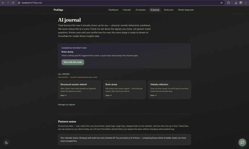 ProEdge – screenshot 4