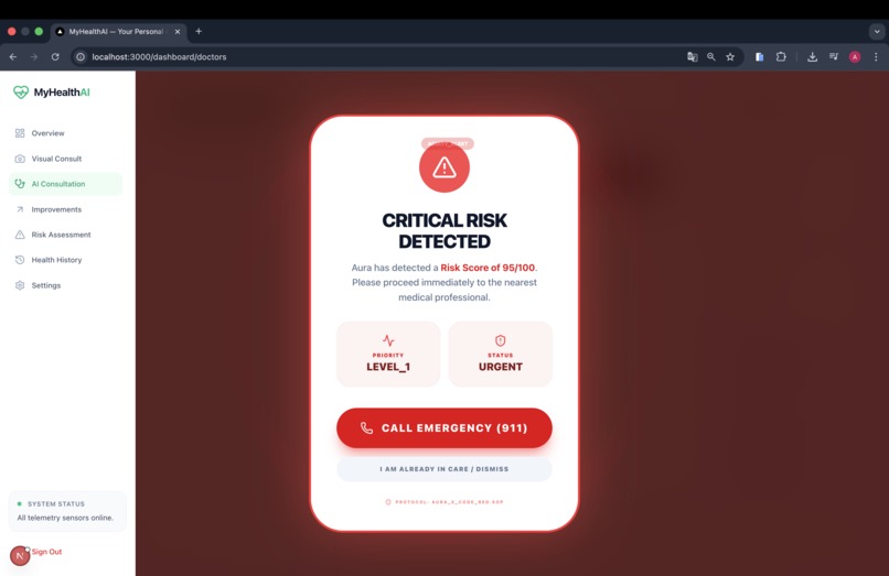 MyHealthAI: The Multimodal Life Loop – screenshot 6