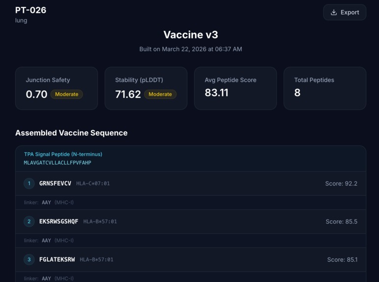 VaccineOS – screenshot 1