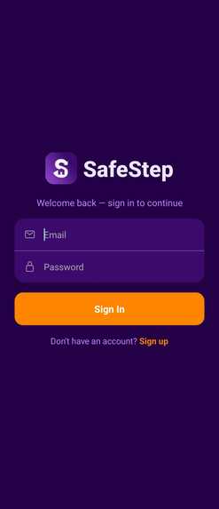 SafeStep – screenshot 1