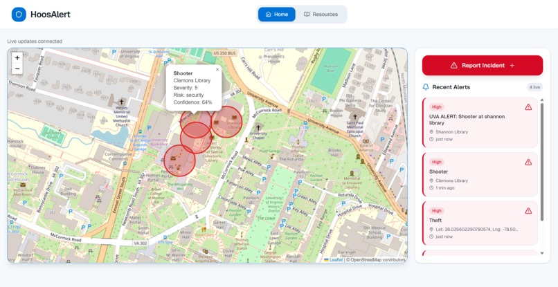 HoosAlert – screenshot 1