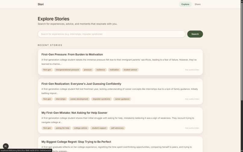 Stori – screenshot 2