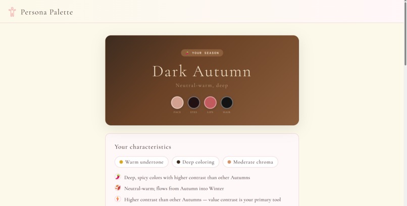 Persona Palette – screenshot 2