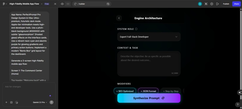 PerfectPrompt – screenshot 1
