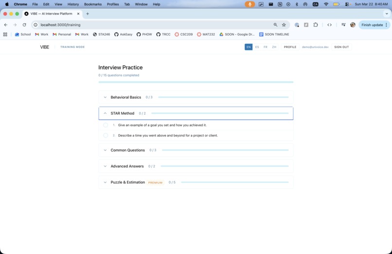 VIBE - Voice Inclusion for Better Employment – screenshot 1