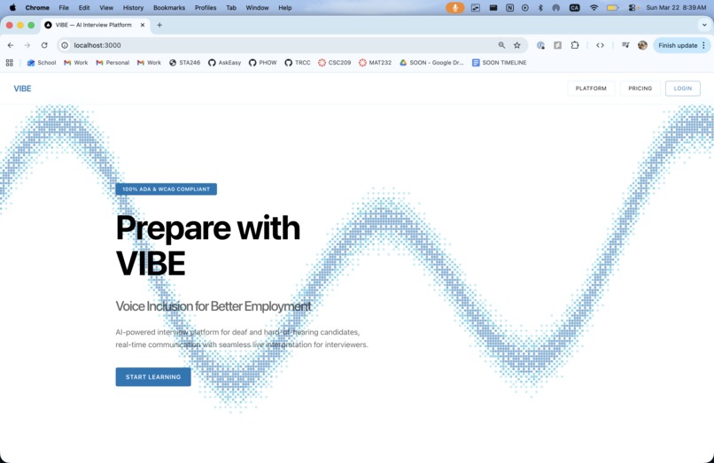 VIBE - Voice Inclusion for Better Employment – screenshot 3