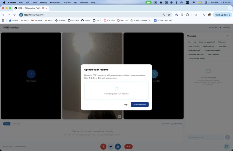 VIBE - Voice Inclusion for Better Employment – screenshot 4