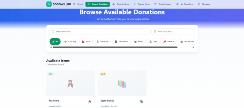 GoodWillGo NEXUS – screenshot 2