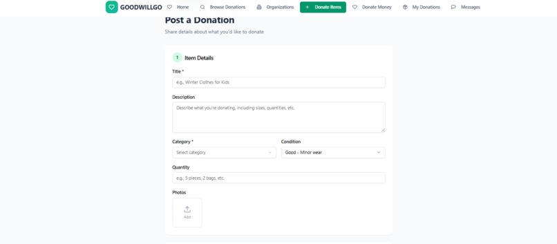 GoodWillGo NEXUS – screenshot 4