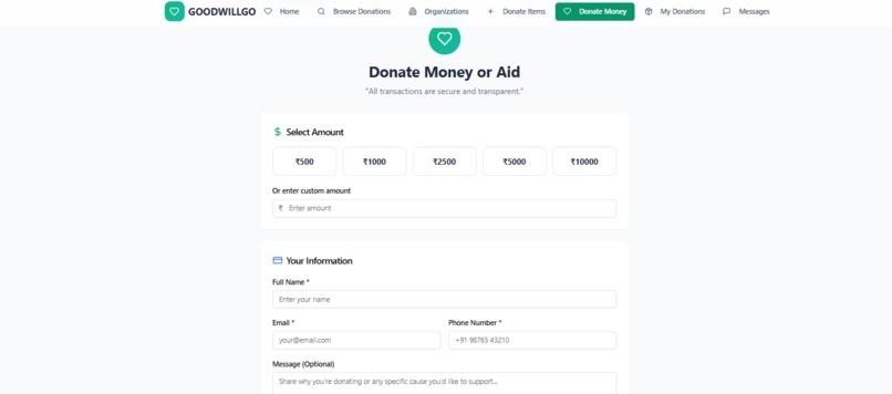GoodWillGo NEXUS – screenshot 5