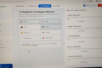 LifeLink - (For Organ and Blood donation)