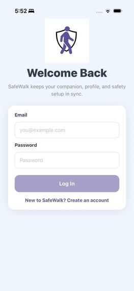 SafeWalk – screenshot 1