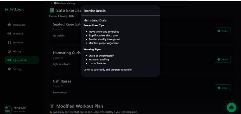 FitLogic – screenshot 5